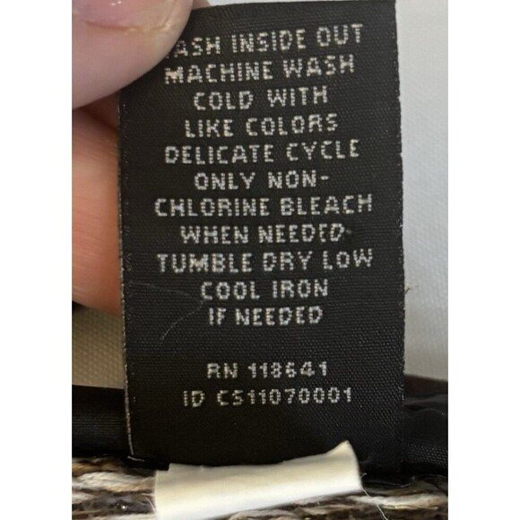 LANE BRYANT Gold Metallic Open Weave Knit Tunic Sweater Women 22/24 Crochet - Picture 6 of 8